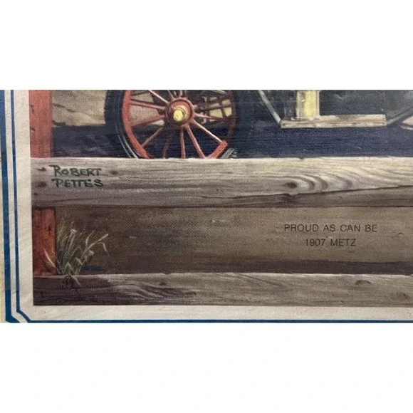 vintage 1960's Robert Pettes "Proud as Can Be" print- framed 8X10 - Picture 4 of 4